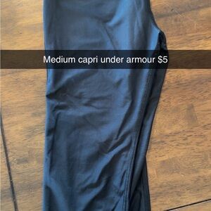 Under Armour Dark Blue Capri Leggings